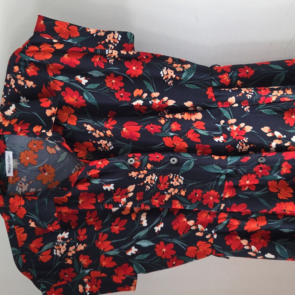 Red and Blue Maxi Sundress